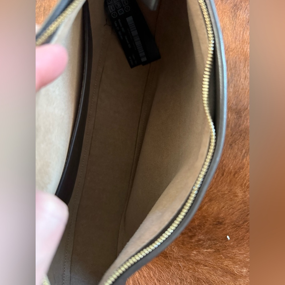 Massimo Dutti Dark Brown Leather Shoulder Bag - Picture 4 of 7